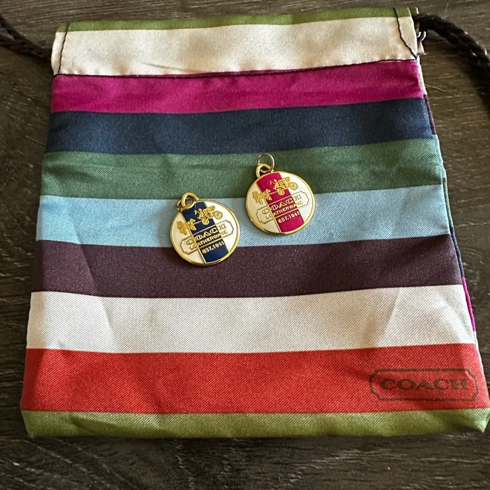 Set of 2 Coach Charms - Picture 2 of 3